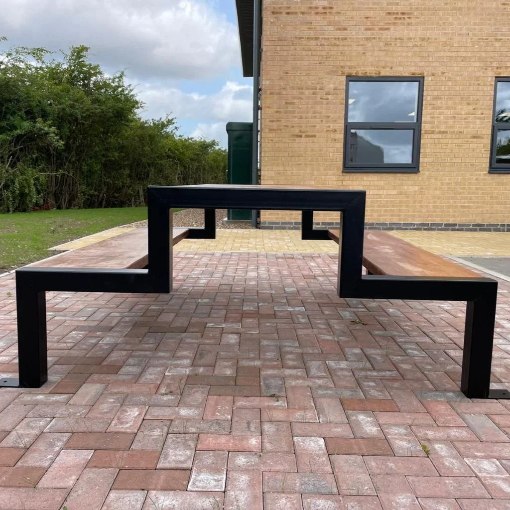 Aztec Picnic Table with Fixed Benches - Image 3