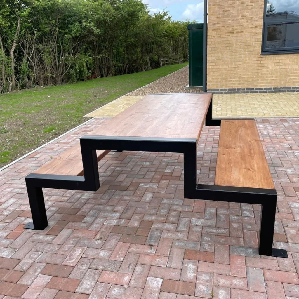 Aztec Picnic Table with Fixed Benches - Image 5