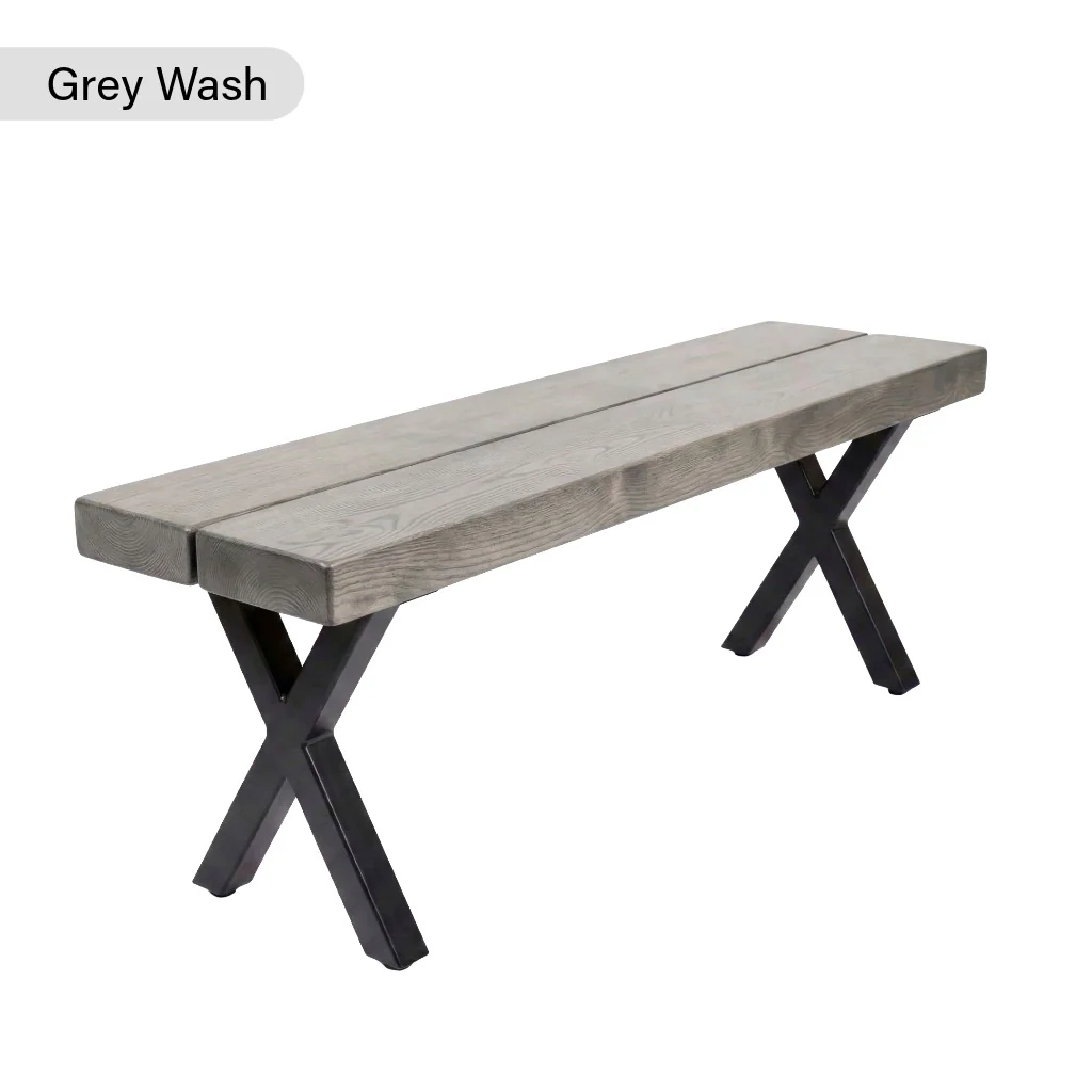 Chunky & Sturdy Outdoor Bench - Image 8