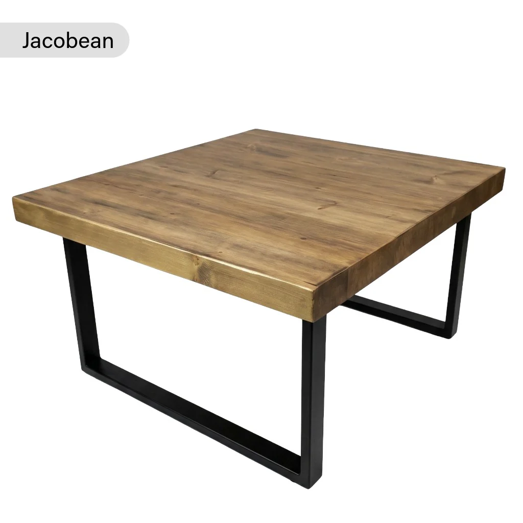 Chunky & Sturdy Handmade Wooden Coffee Table - Image 4