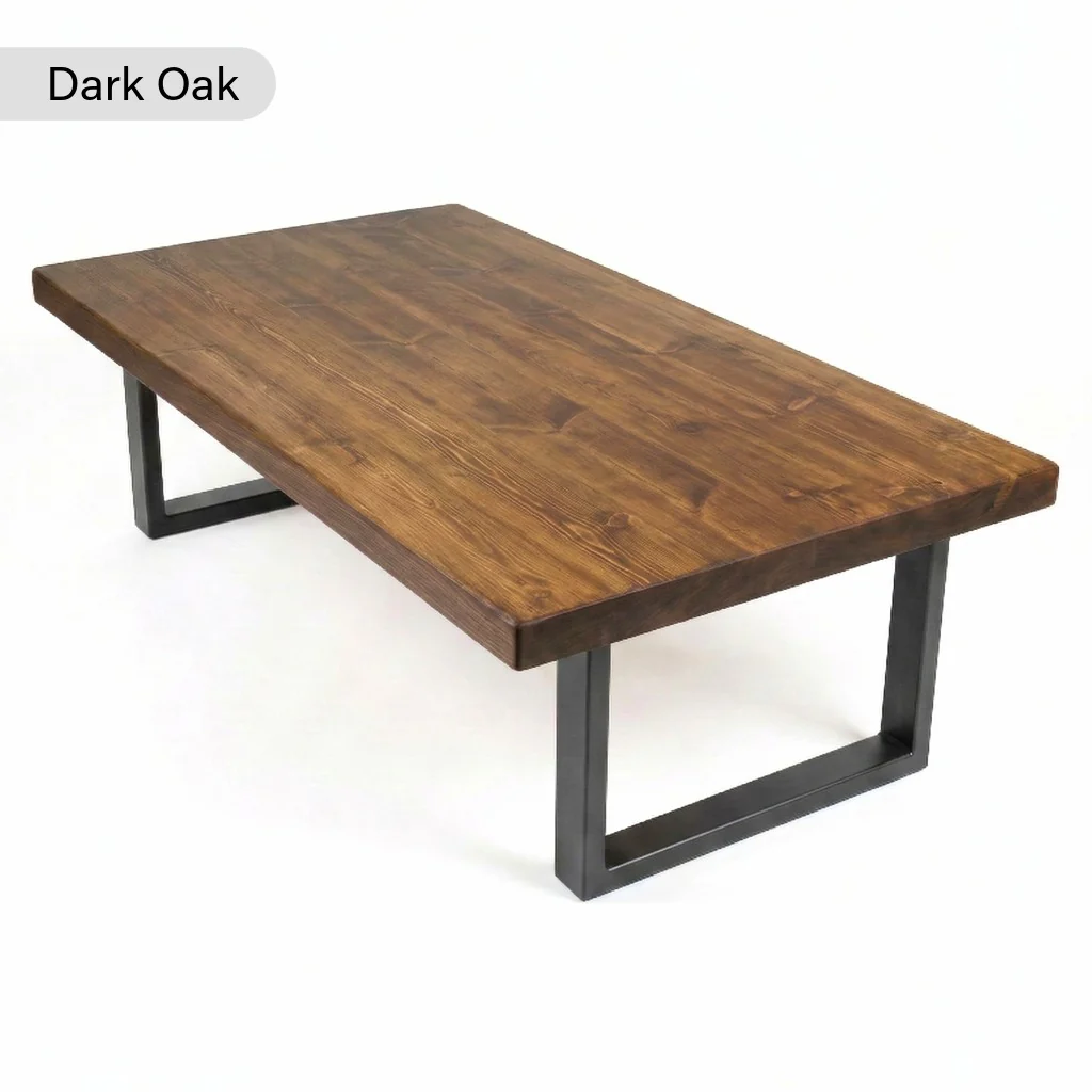 Chunky & Sturdy Handmade Wooden Coffee Table - Image 5