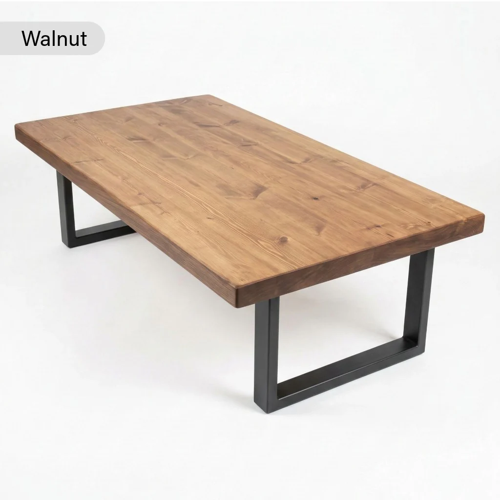 Chunky & Sturdy Handmade Wooden Coffee Table - Image 7