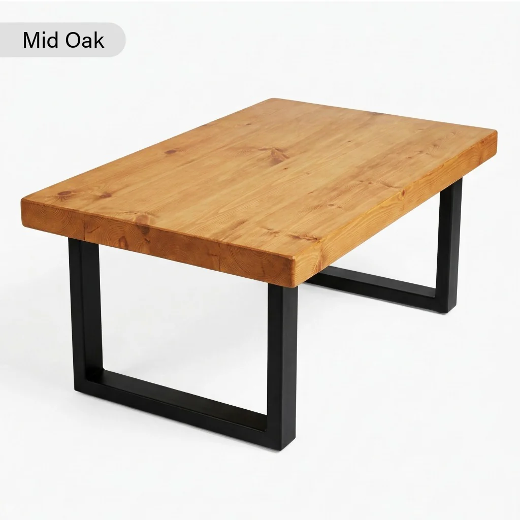 Chunky & Sturdy Handmade Wooden Coffee Table - Image 8