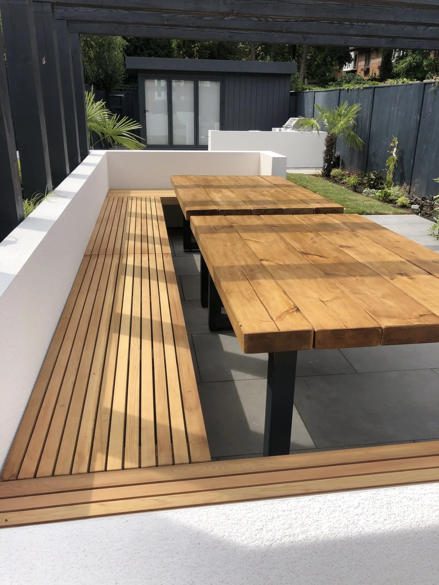Chunky Handmade Outdoor Table - Image 6