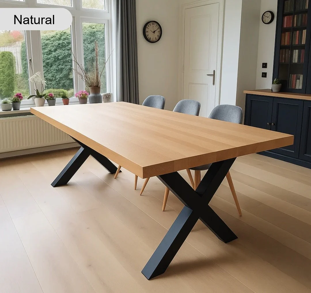 Elegant Beech Dining Table - Image 4