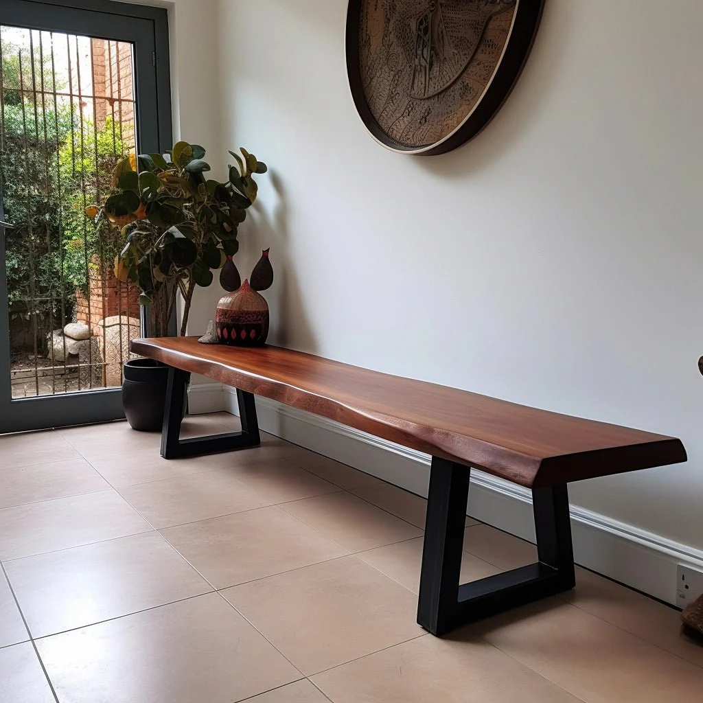 Elegant Sapele Bench - Image 3