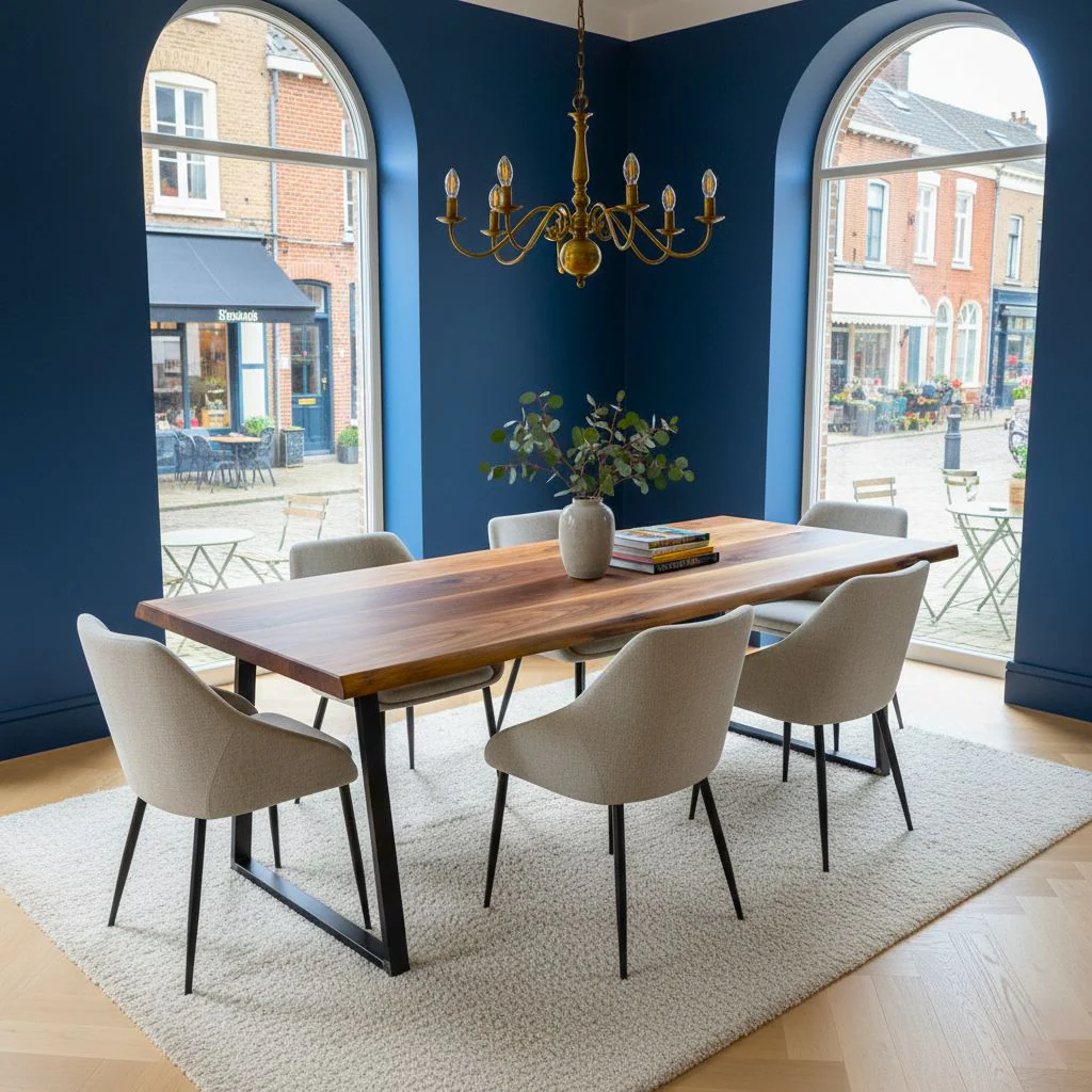 Luxury Walnut Dining Table - Image 3