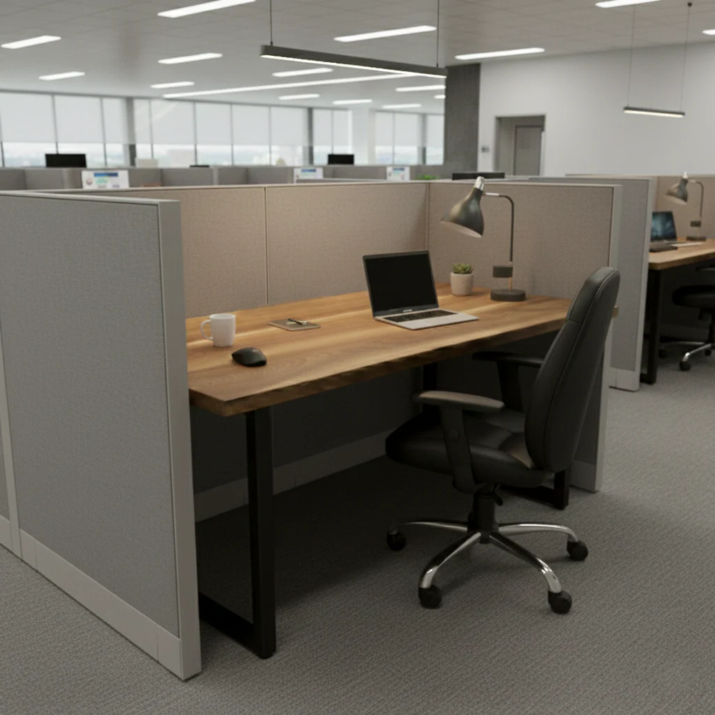 Luxury Walnut Executive Office Desk - Image 4