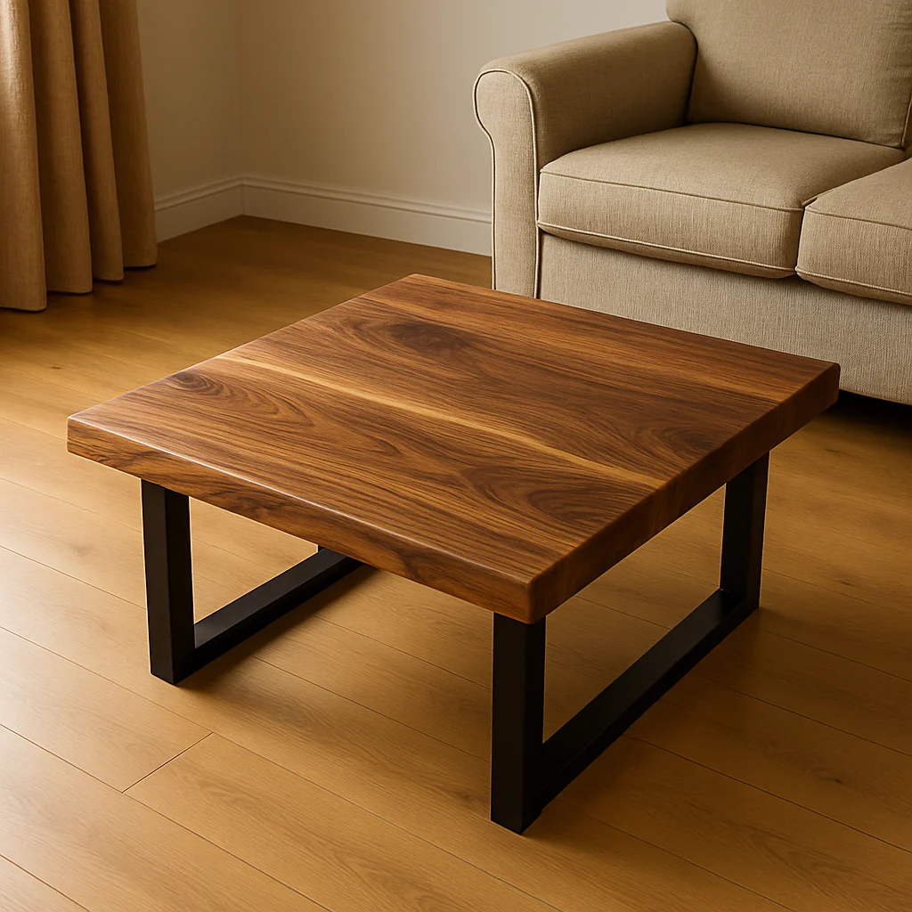 Luxury Walnut Coffee Table - Image 4