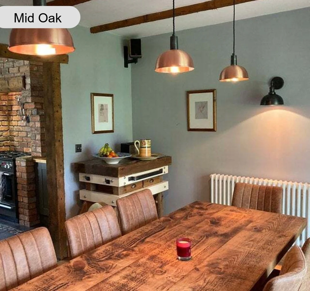 Rustic Industrial Canadian Timber Dining Table - Image 4