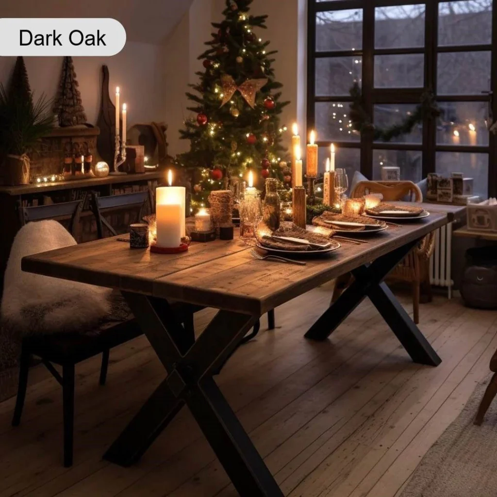 Sleek & Slender Reclaimed Dining Table - Image 4