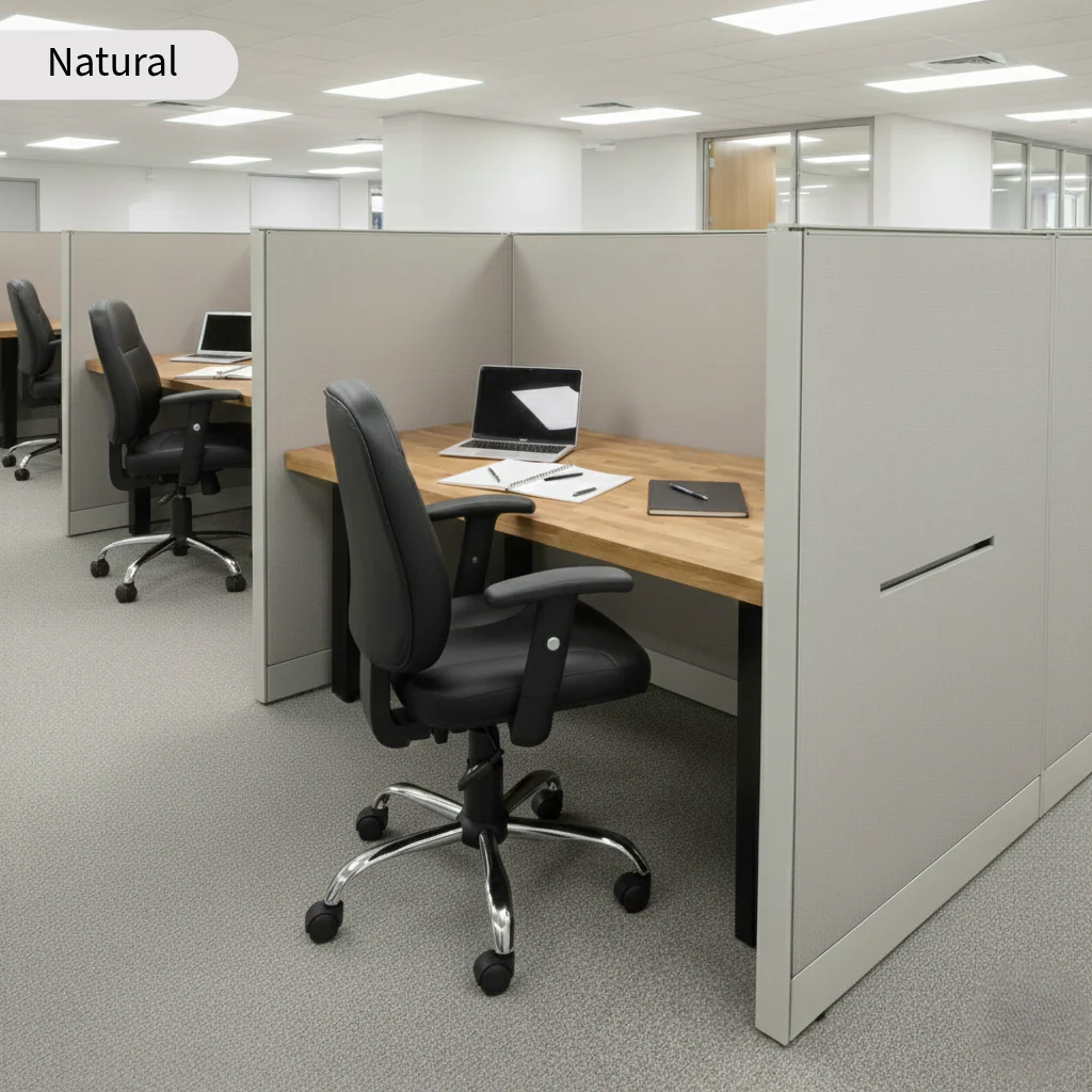 Staved Oak Office Desk - Image 3