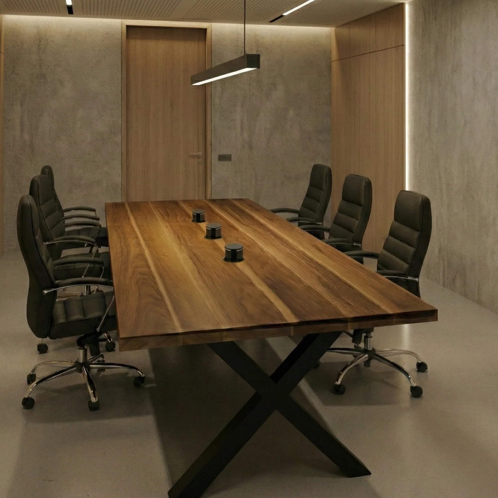 Luxury Walnut Conference Table - Image 3