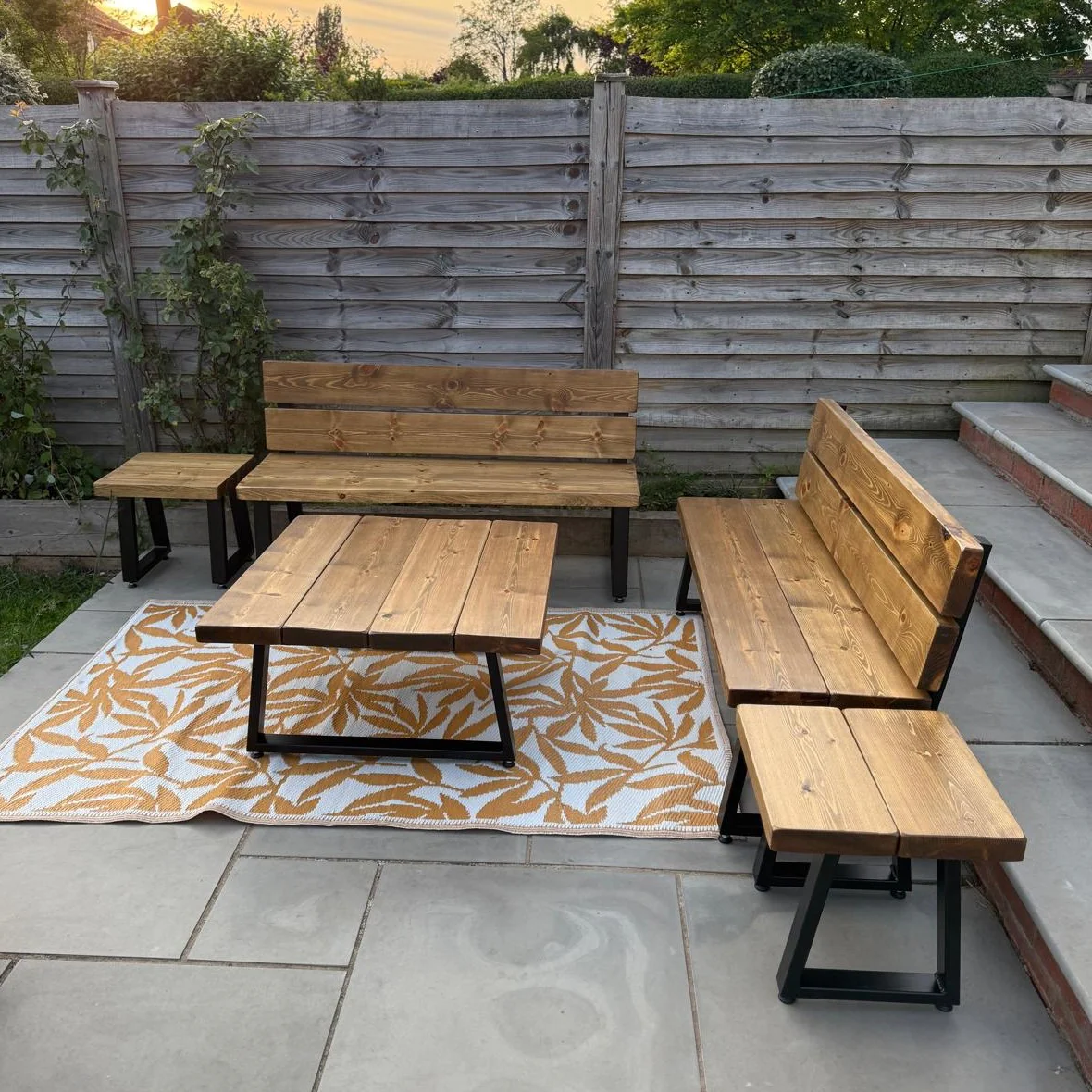 Outdoor Lounger Set - Image 3