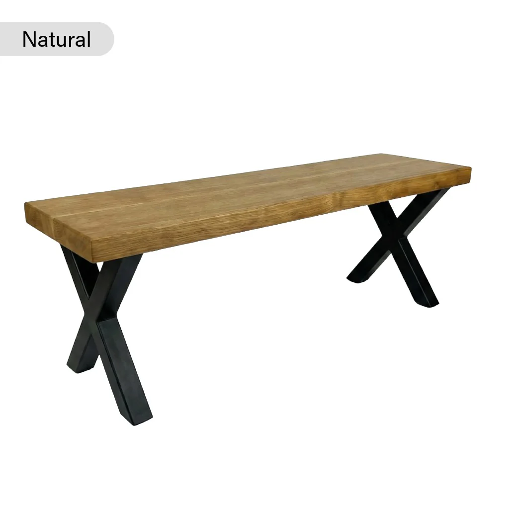 Premium Solid Oak Bench - Image 4
