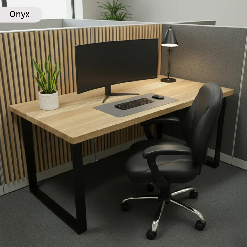 Premium Solid Oak Office Desk - Image 3