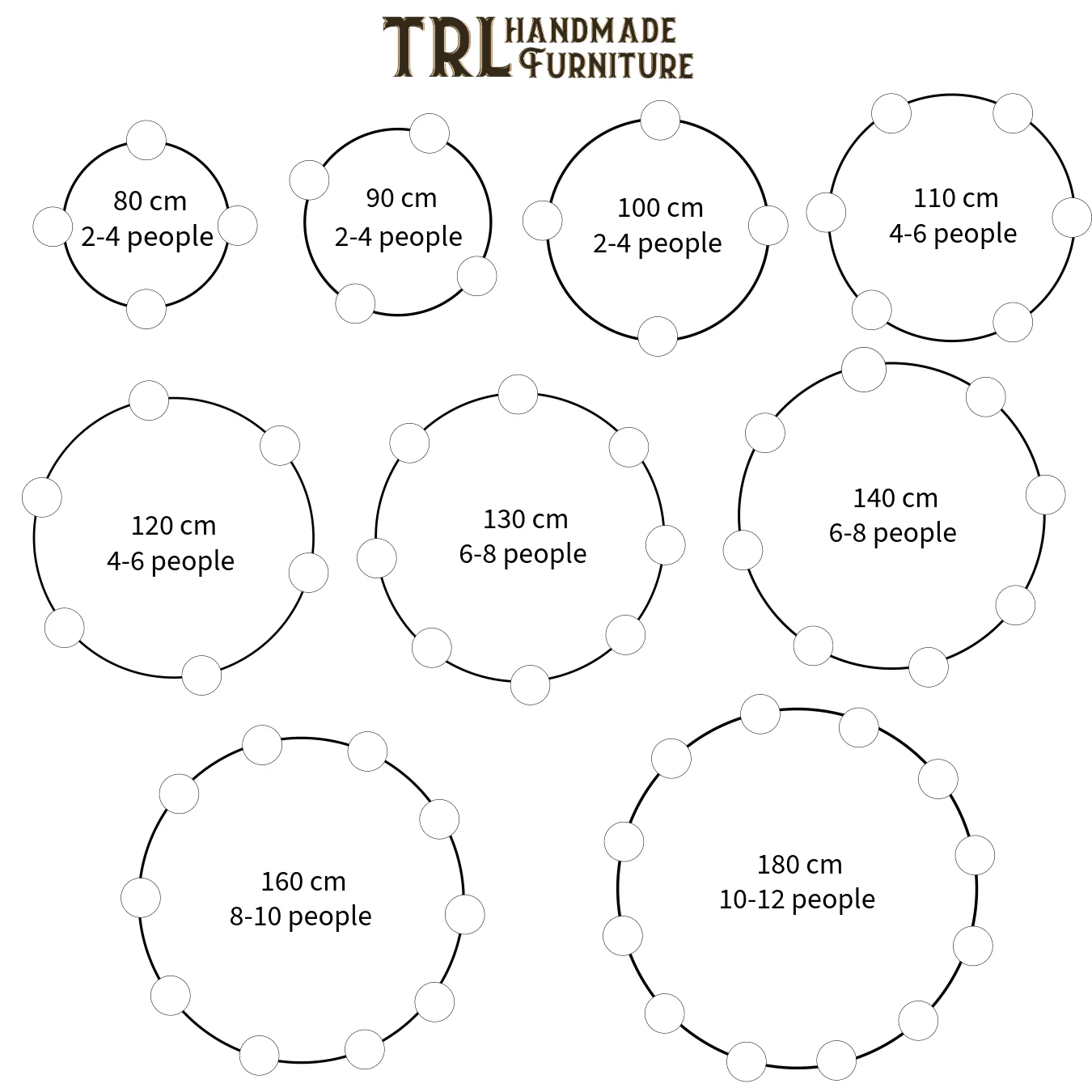 Rustic Canadian Round Dining Table - Image 8