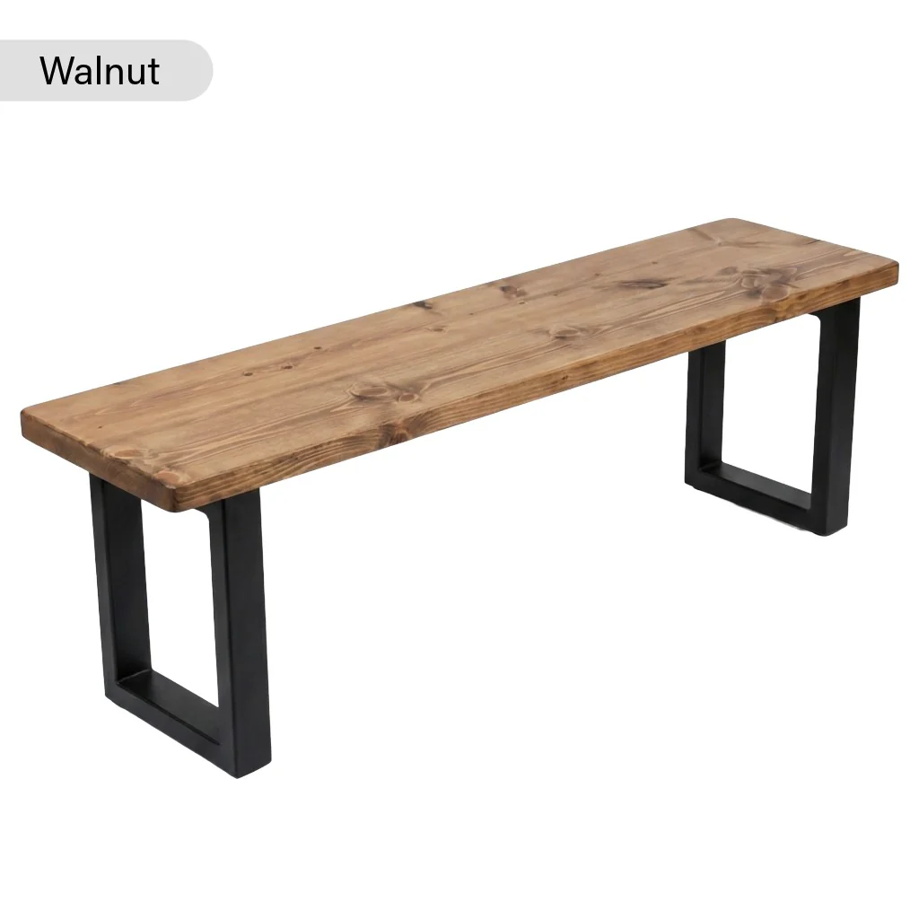 Sleek & Slender Reclaimed Bench - Image 3