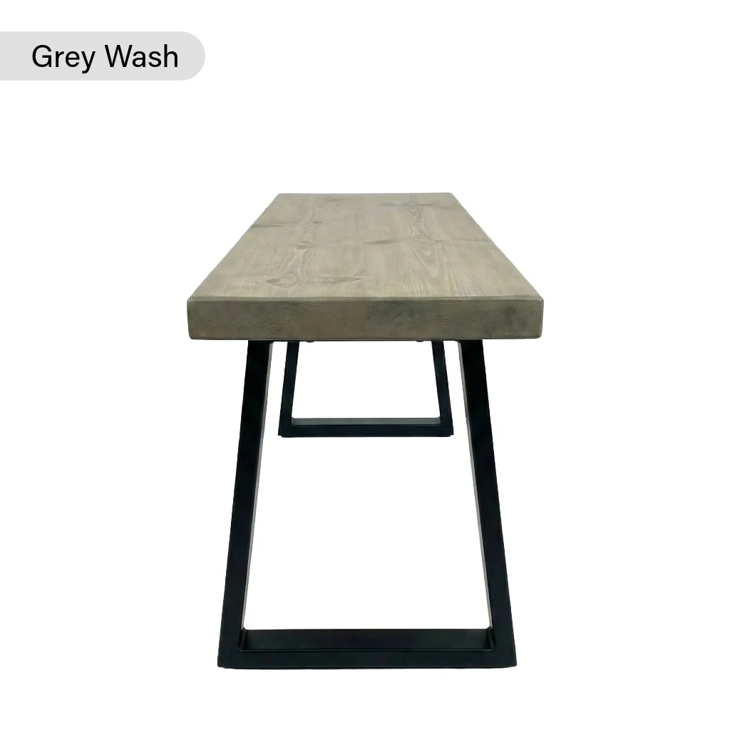 Sleek & Slender Reclaimed Bench - Image 5