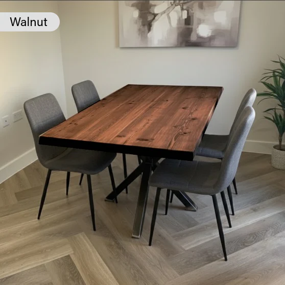 Sleek & Slender Reclaimed Dining Table - Image 10