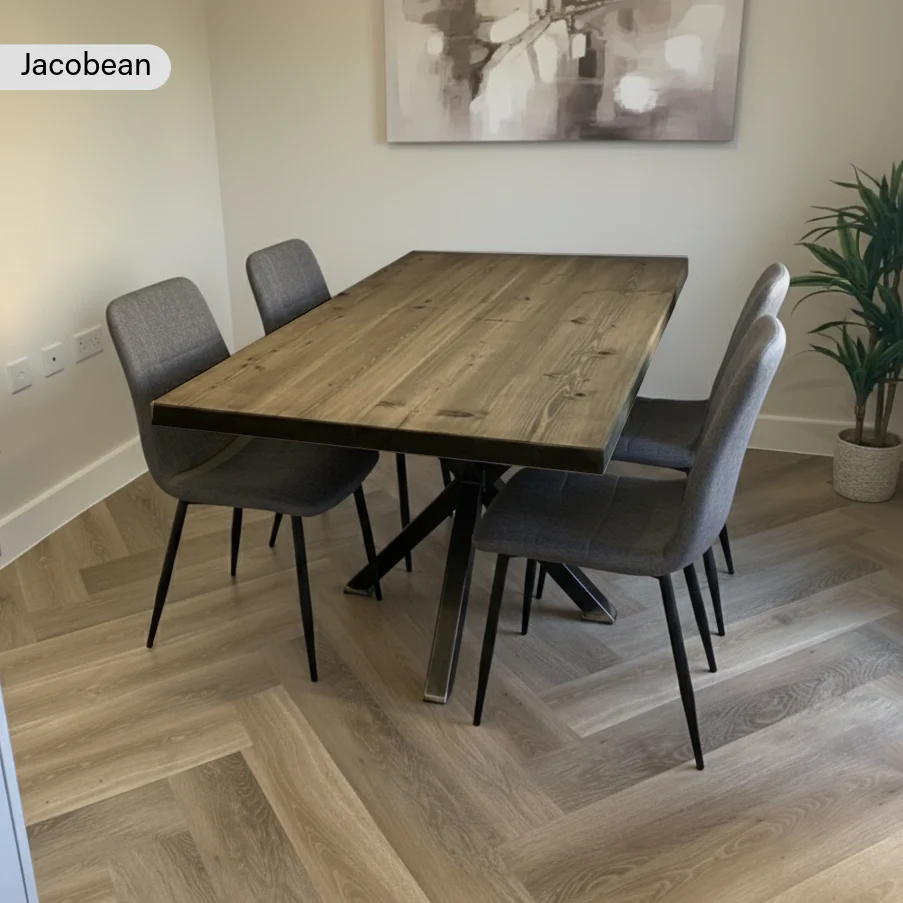 Sleek & Slender Reclaimed Dining Table - Image 11