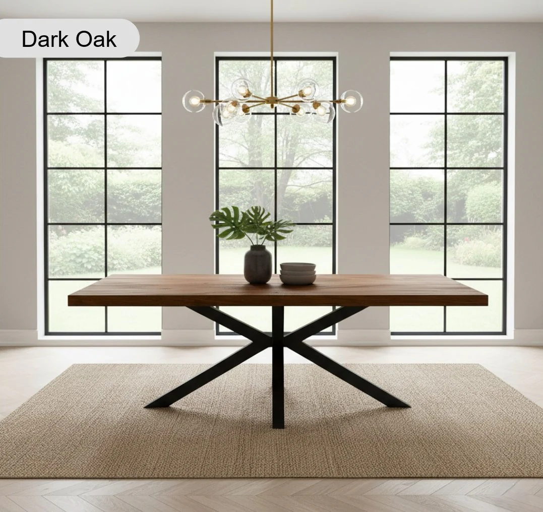 Sleek & Slender Reclaimed Dining Table - Image 12