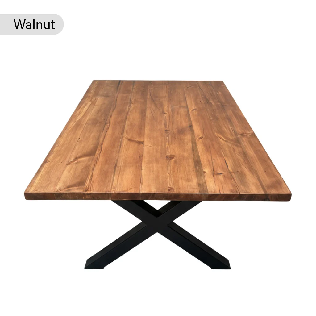 Sleek & Slender Reclaimed Dining Table - Image 16