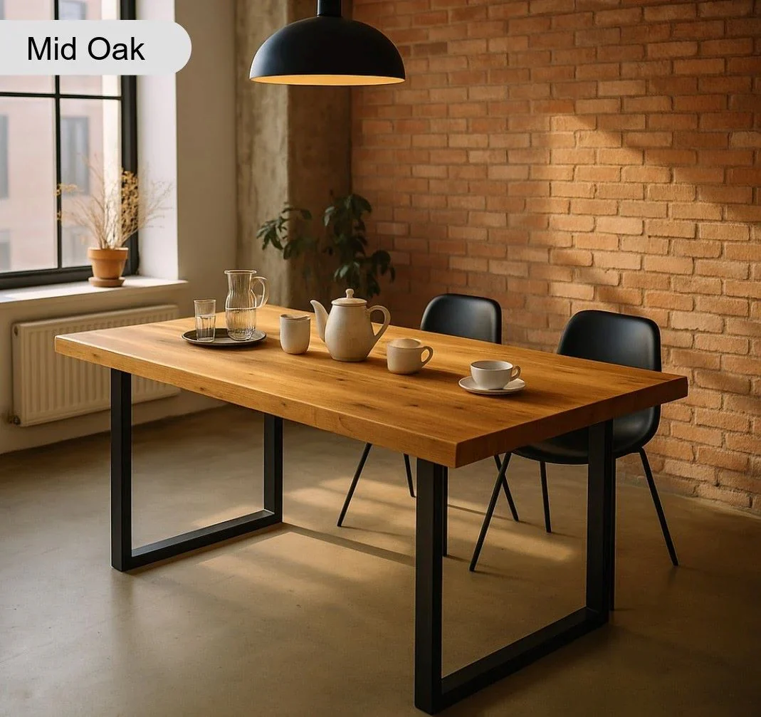 Sleek & Slender Reclaimed Dining Table - Image 5