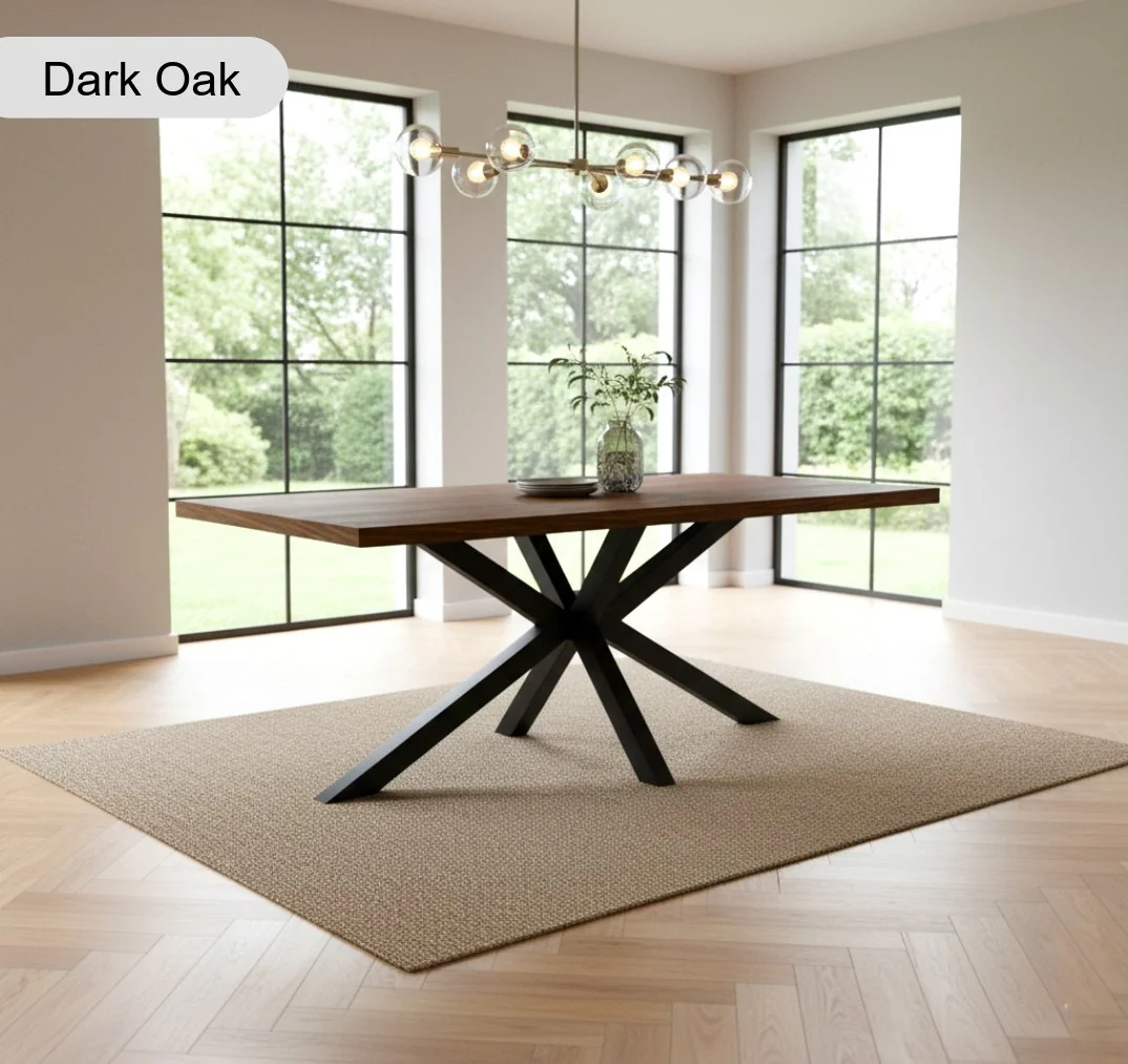 Sleek & Slender Reclaimed Dining Table - Image 8