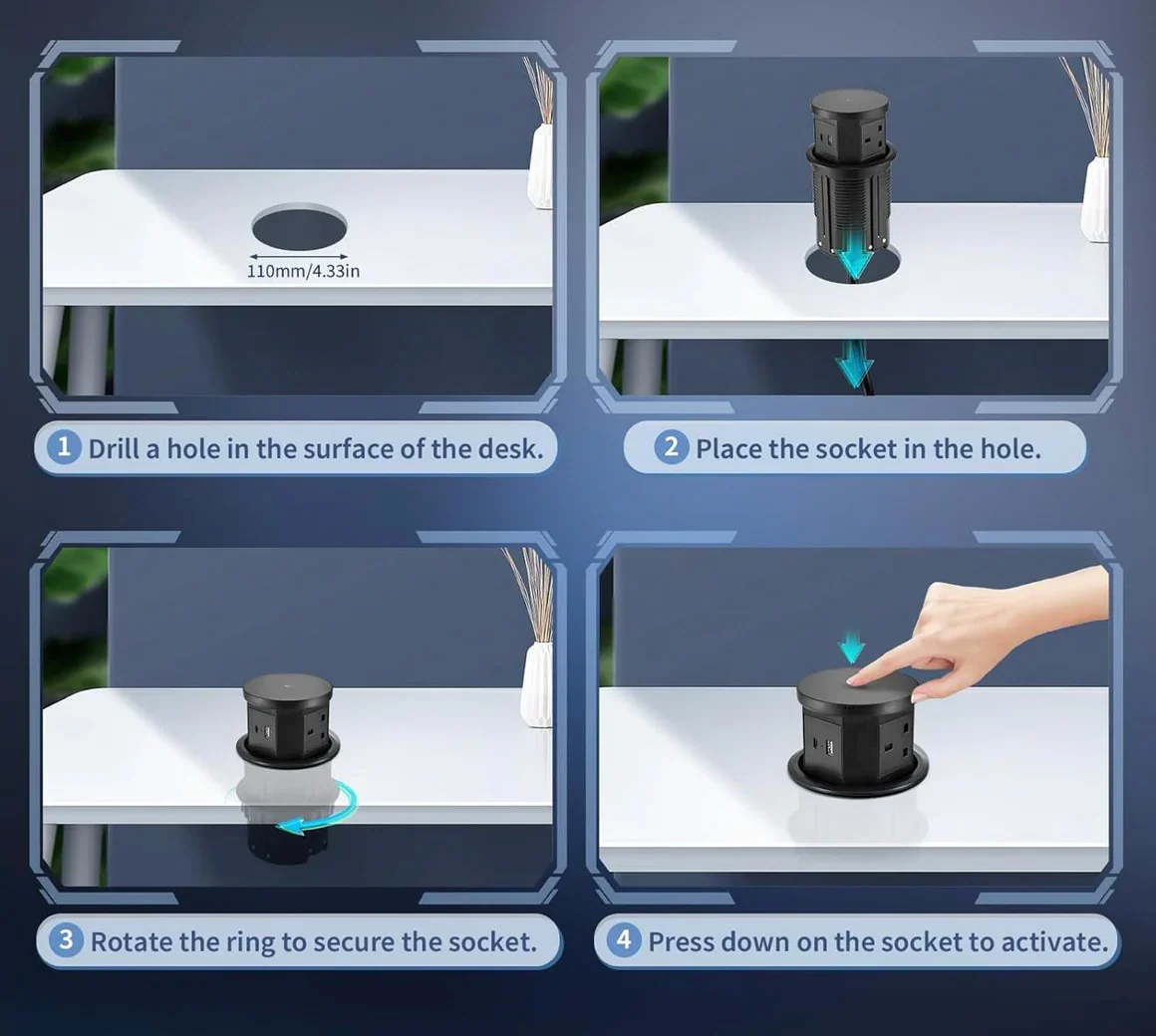 Sleek & Slender Rustic Conference Table - Image 9