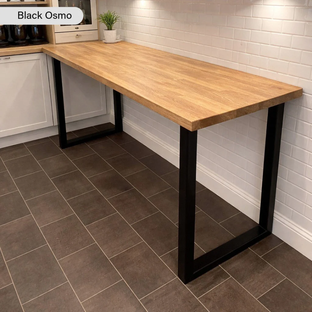 Staved Oak Breakfast Bar - Image 3