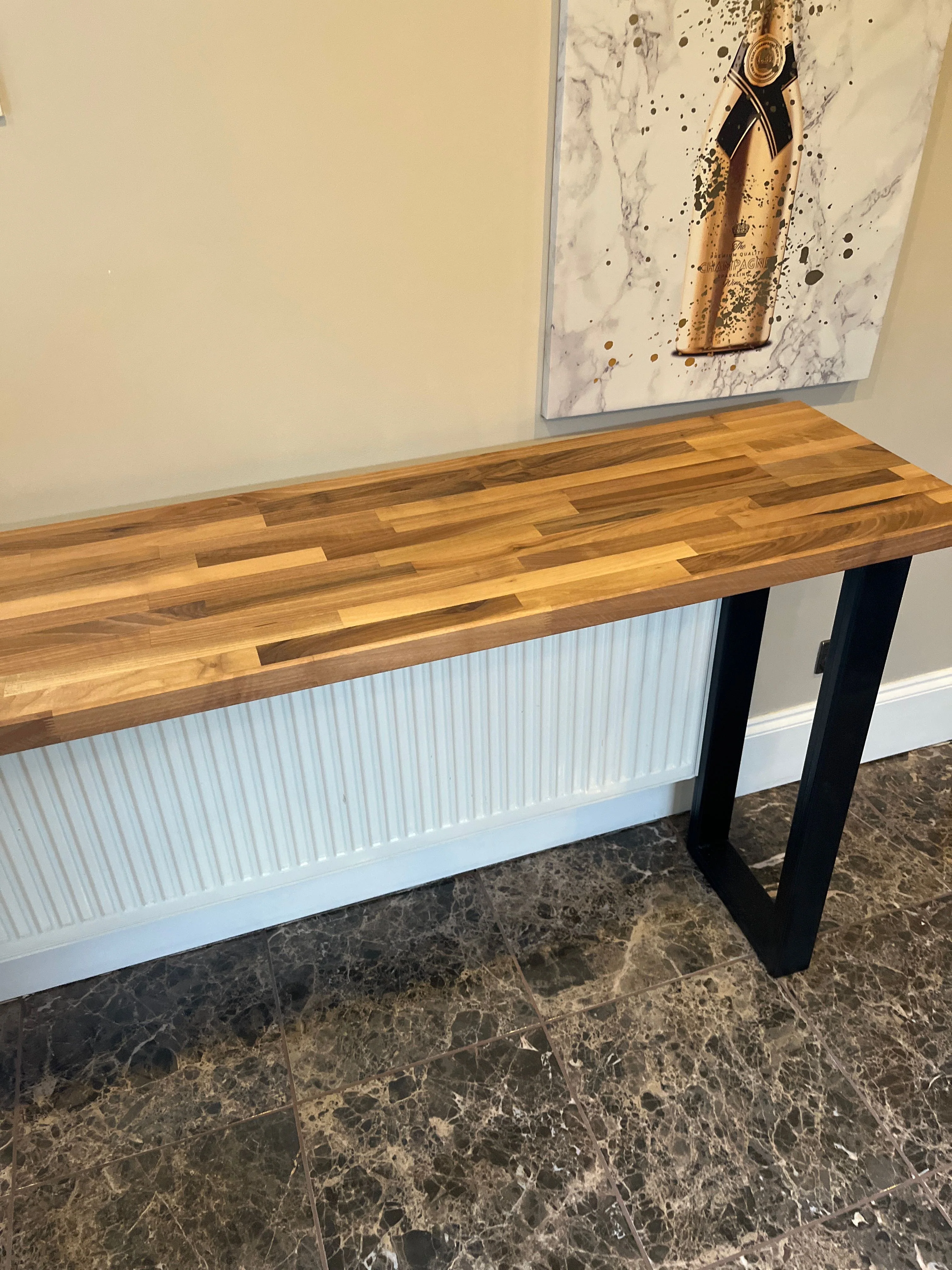 Staved Walnut Breakfast Bar - Image 4